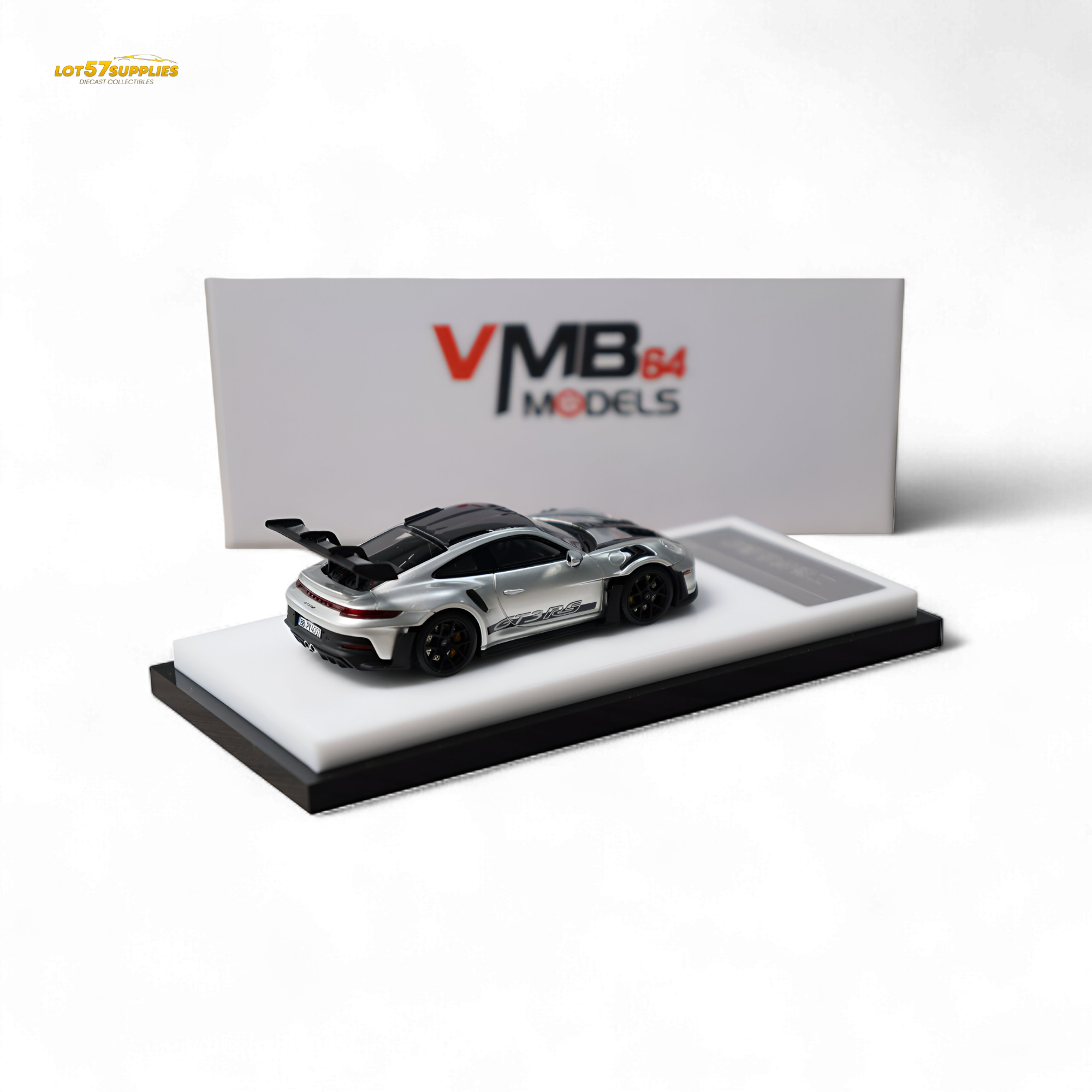 (Pre-Order) VMB Porsche 992 GT3 RS GT Silver 1:64