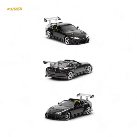 (Pre-Order) Fast Speed Supra Targa Black 1:64
