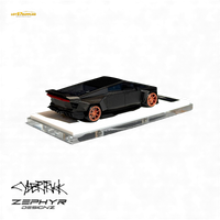 404ERROR Tesla Cybertruck Custom Widebody - Matte Gray 1:64