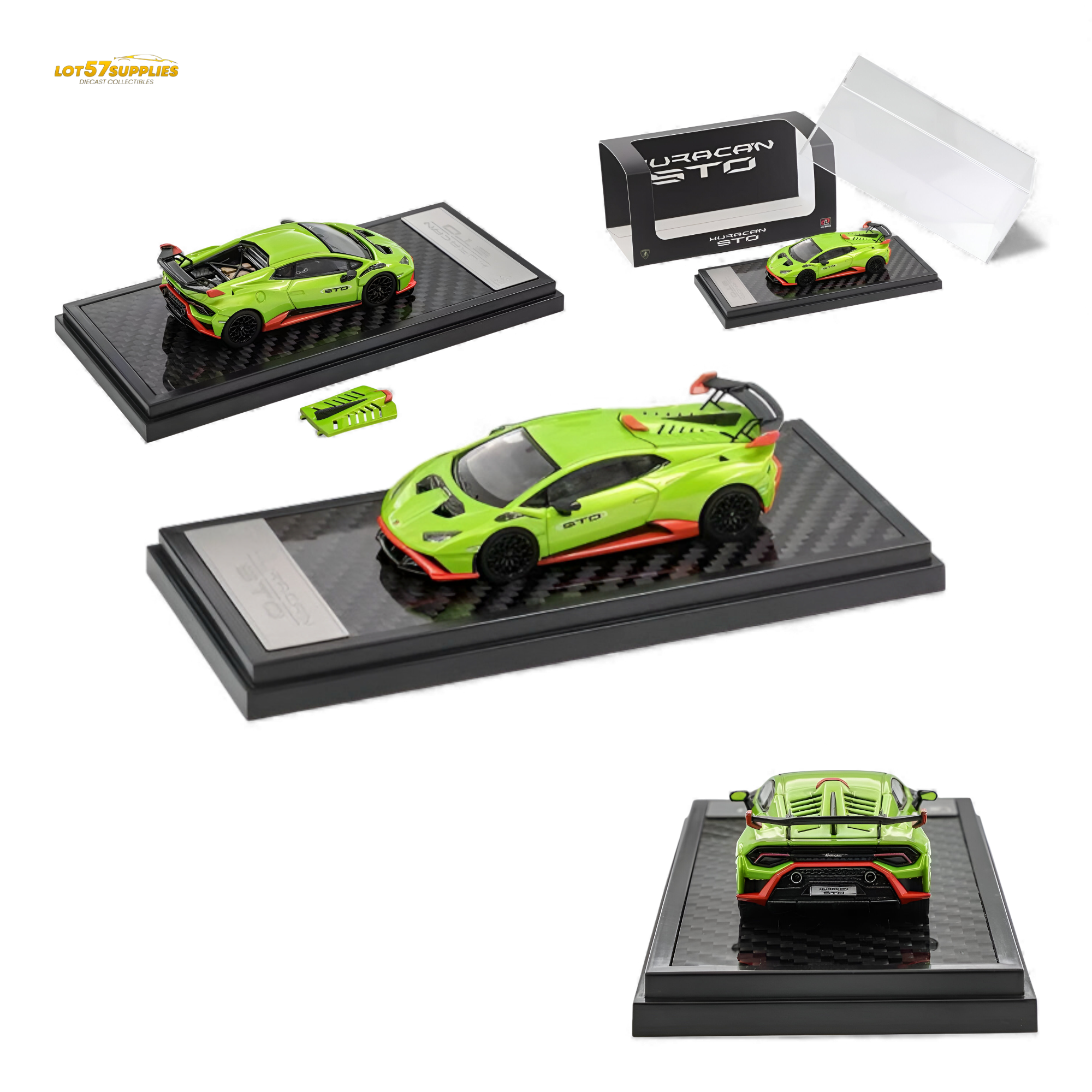 (Pre-Order) LCD Lamborghini Huracan STO Green 1:64