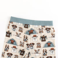 Camp Paws (Long Sleeve PJ) - Blue - BIG FRENCHIES