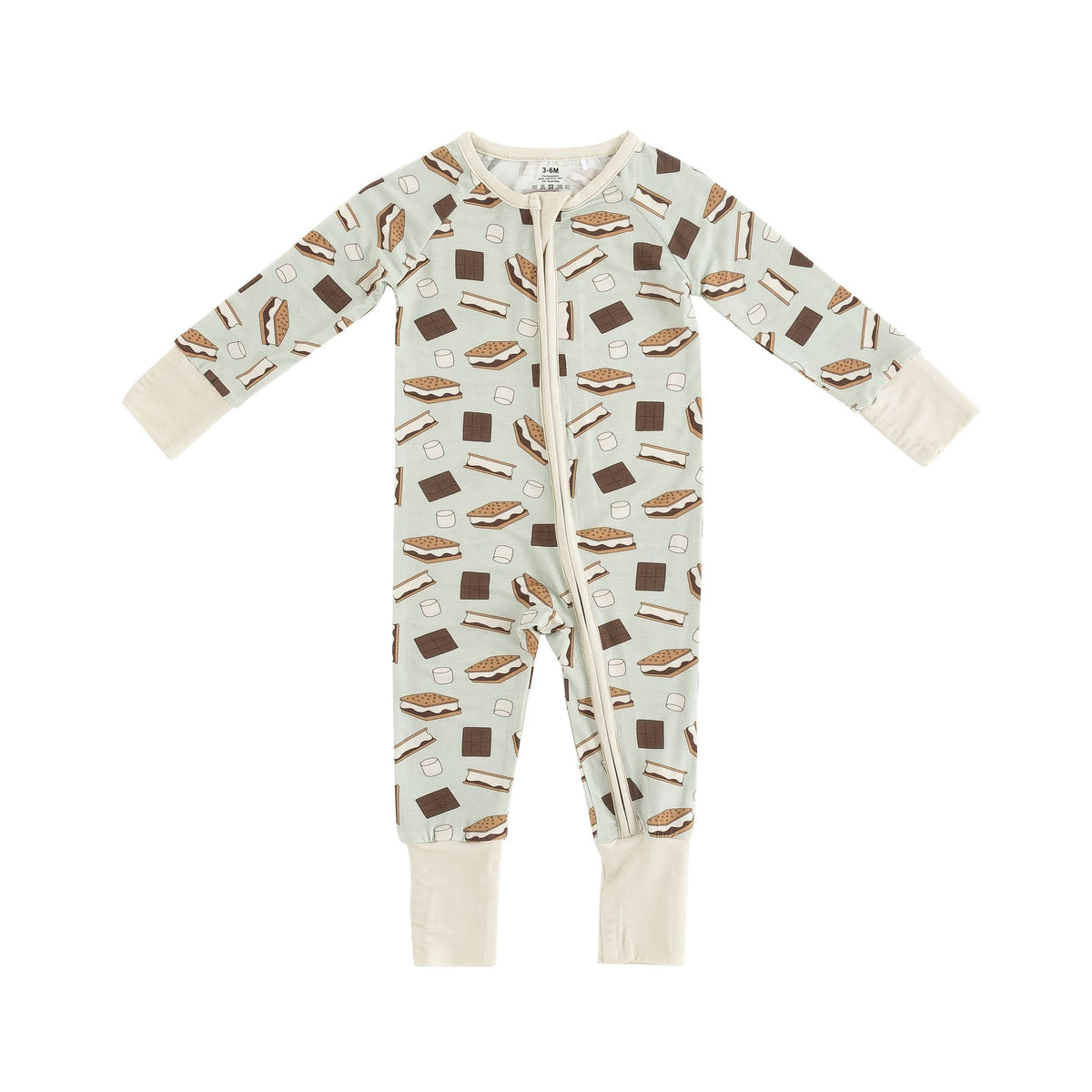 S'more to Love (Convertible Zip Footies) - Blue - BIG FRENCHIES