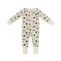 S'more to Love (Convertible Zip Footies) - Blue - BIG FRENCHIES
