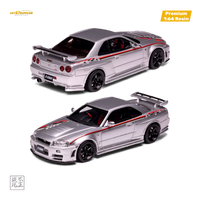 Cars' Lounge Nissan Skyline GT-R R34 Z-TUNE Nismo Edition Silver 1:64