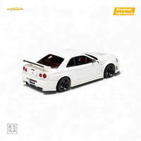 Car's Lounge Skyline GT-R R34 Z-TUNE Pearl White 1:64
