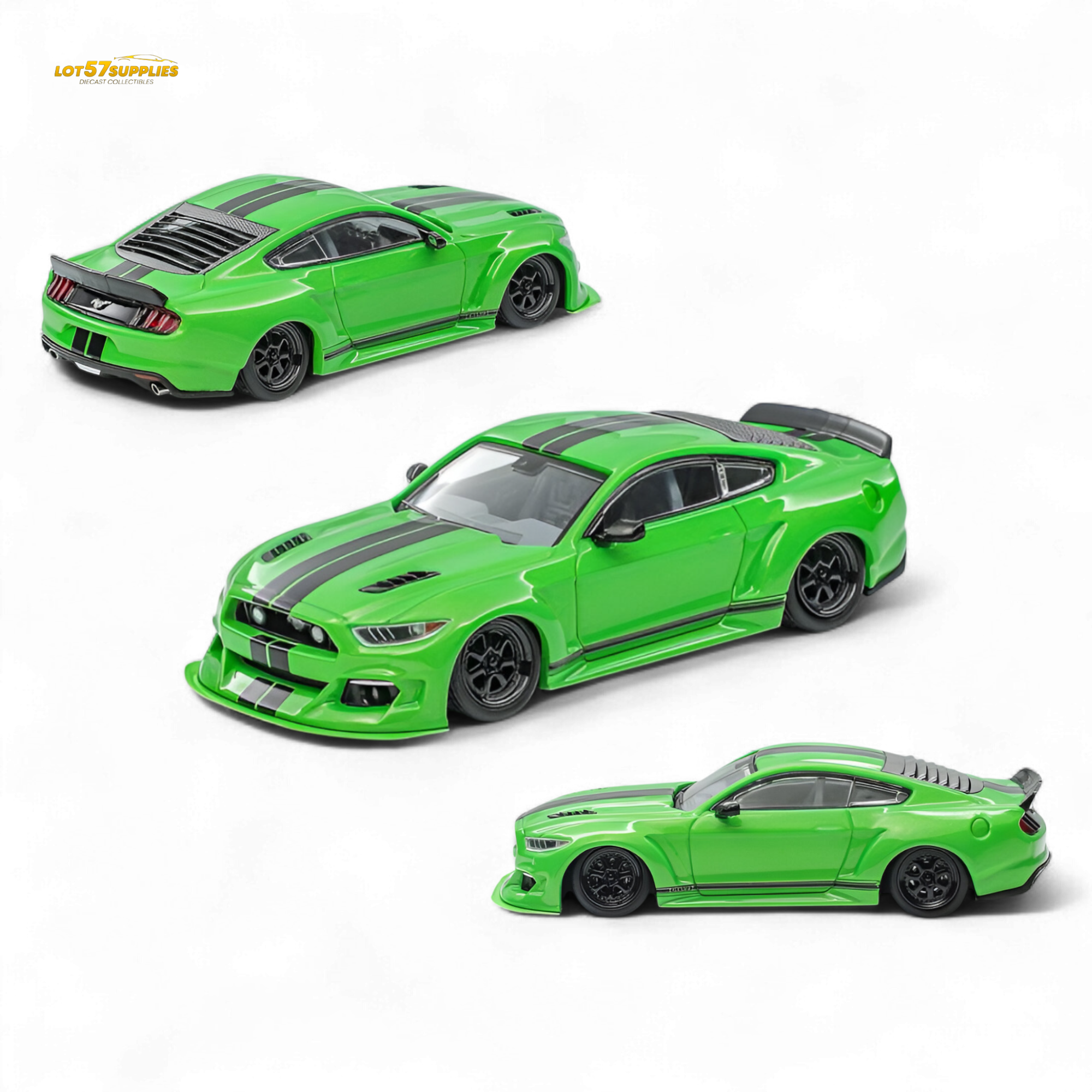 (Pre-Order) Liberty 64 Mustang Clinched Widebody Kit 1:64