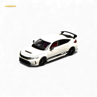 (Pre-Order) Motorhelix Honda Civic Type R FL5 HKS White 1:64