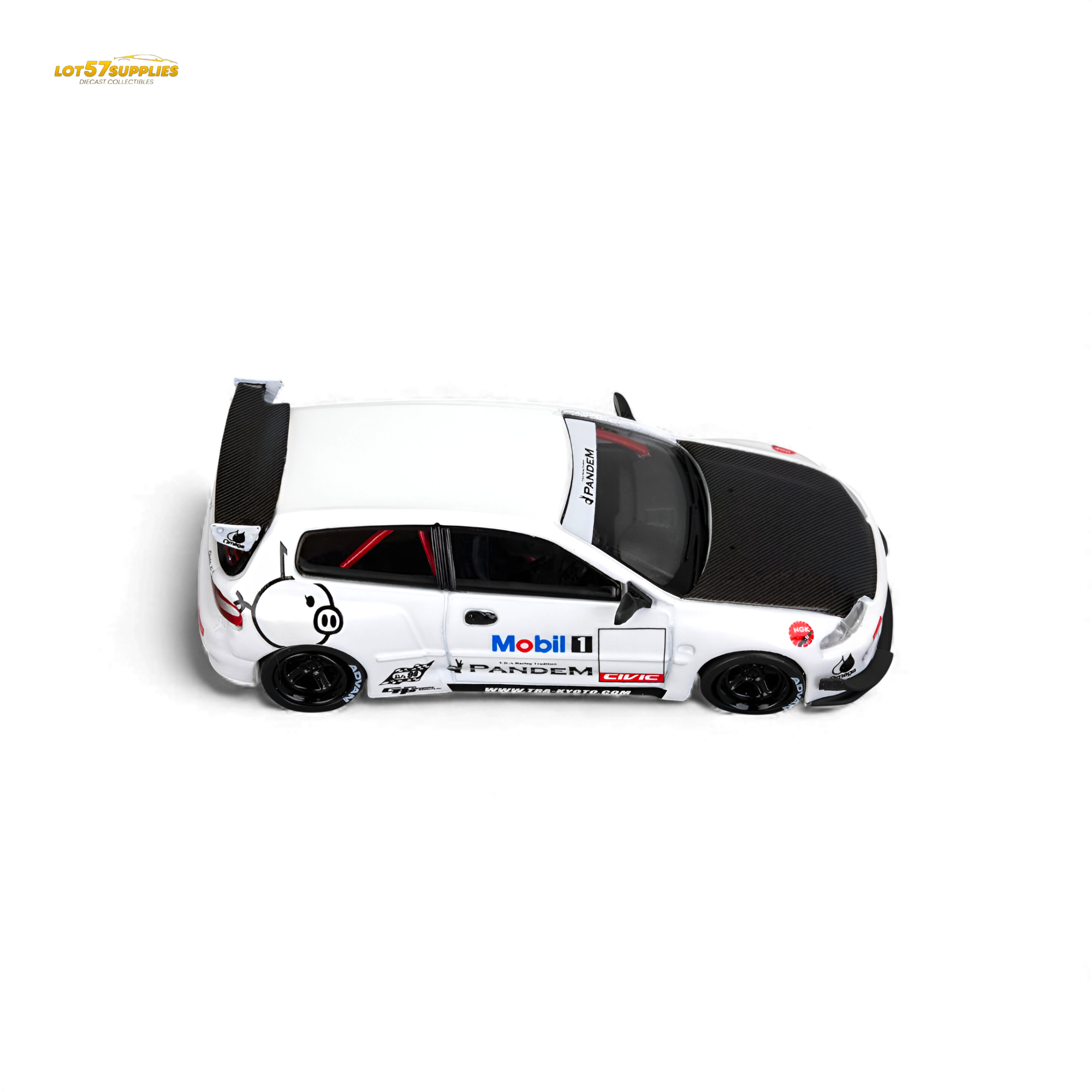(Pre-Order) Et Model Honda Civic EG6 Mobil 1 Livery 1:64