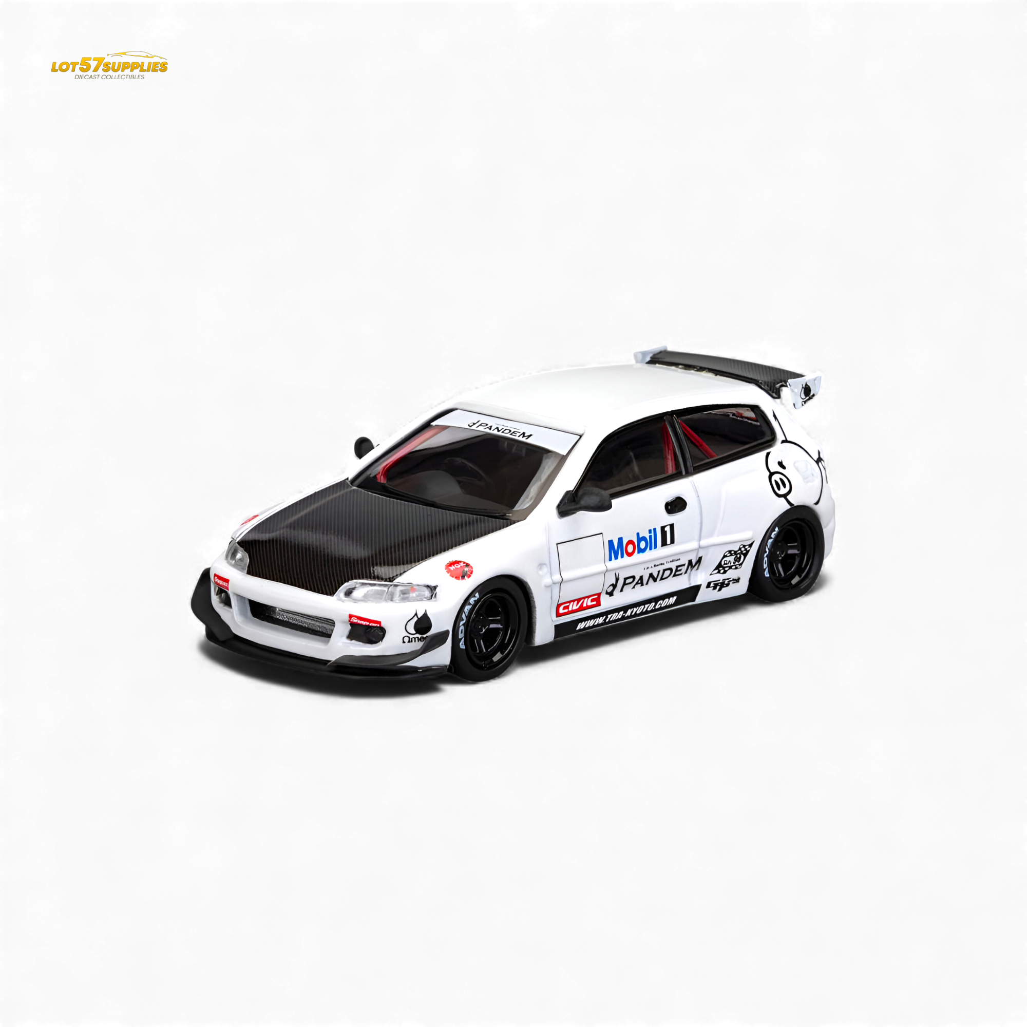 (Pre-Order) Et Model Honda Civic EG6 Mobil 1 Livery 1:64
