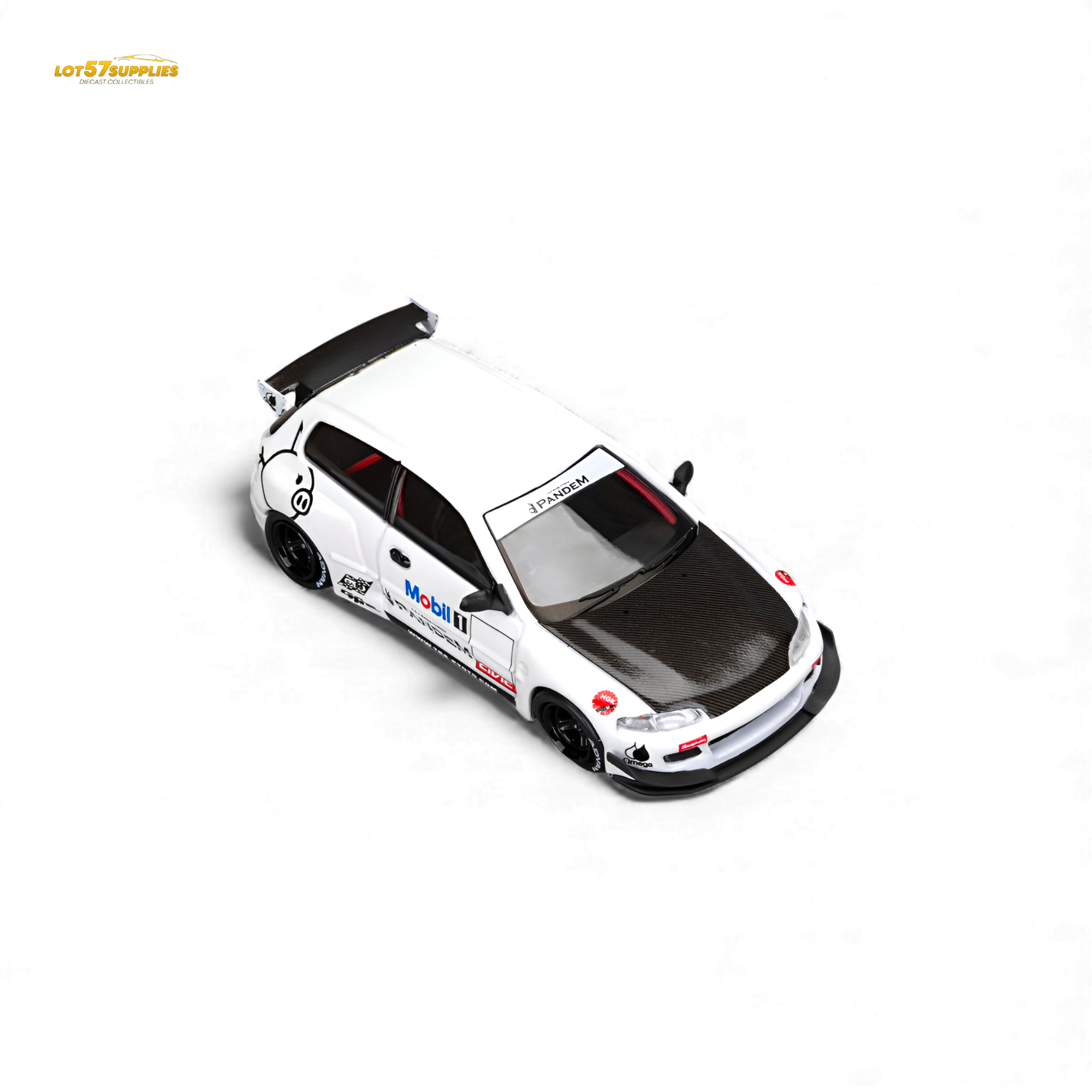 (Pre-Order) Et Model Honda Civic EG6 Mobil 1 Livery 1:64