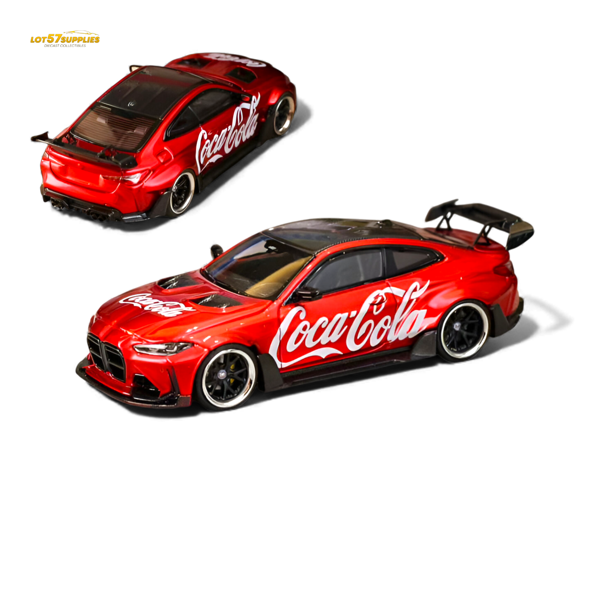 (Pre-Order) Ghost Player BMW G82 M4 Wide-Body Coca Cola 1:64