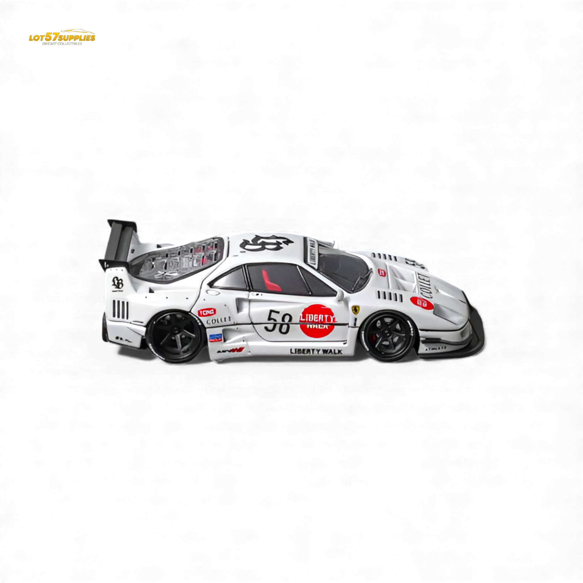 (Pre-Order) Star Models Ferrari F40 LB-Works White 1:64