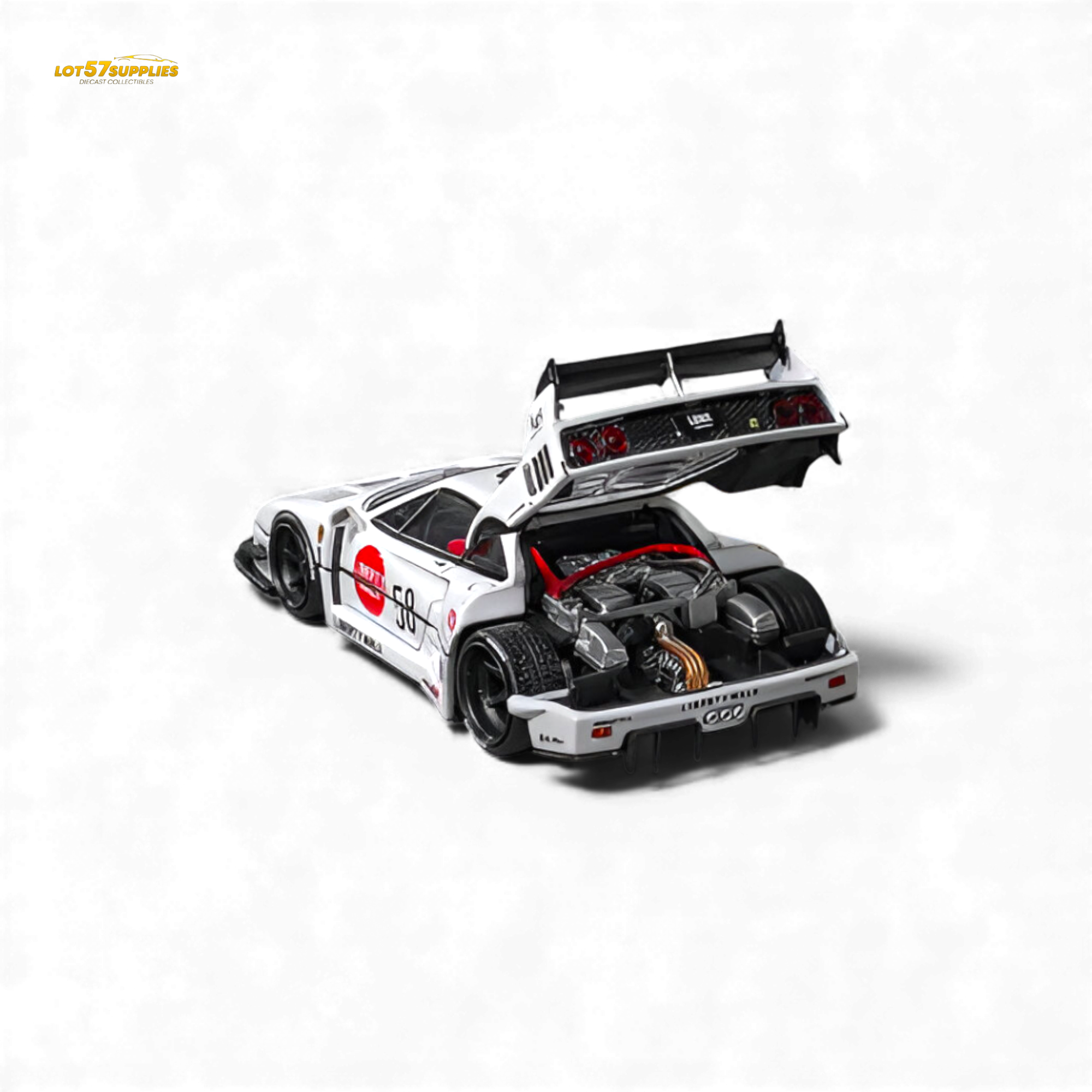 (Pre-Order) Star Models Ferrari F40 LB-Works White 1:64