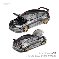 MH Honda Civic Type R FL5 Chrome Gun Black 1:64