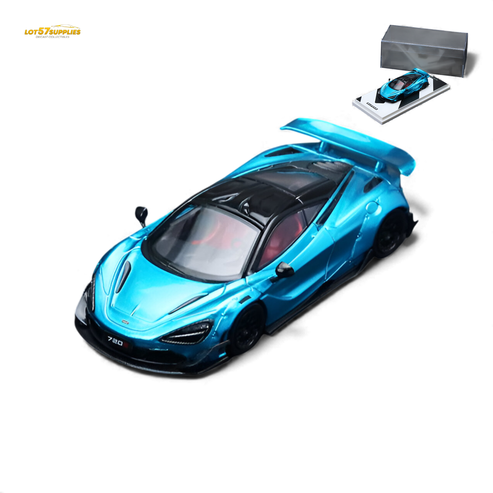 (Pre-Order) SC McLaren 720S Bright Blue 1:64