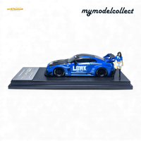 (Pre-Order) MC Nissan R35 GT-R LB Works Blue 1:64