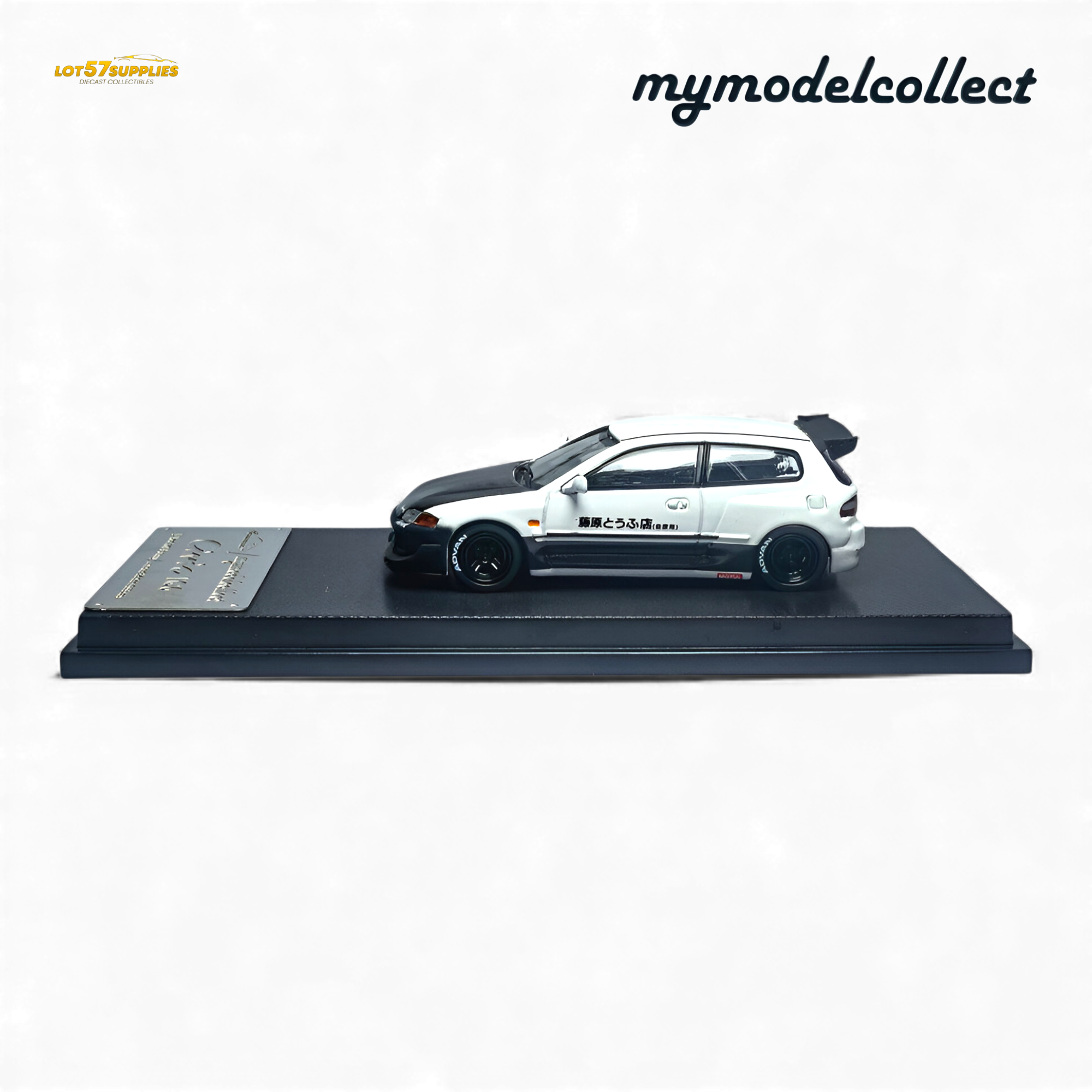 (Pre-Order) MC Civic EG6 Fujiwara Tofu Shop White Carbon 1:64