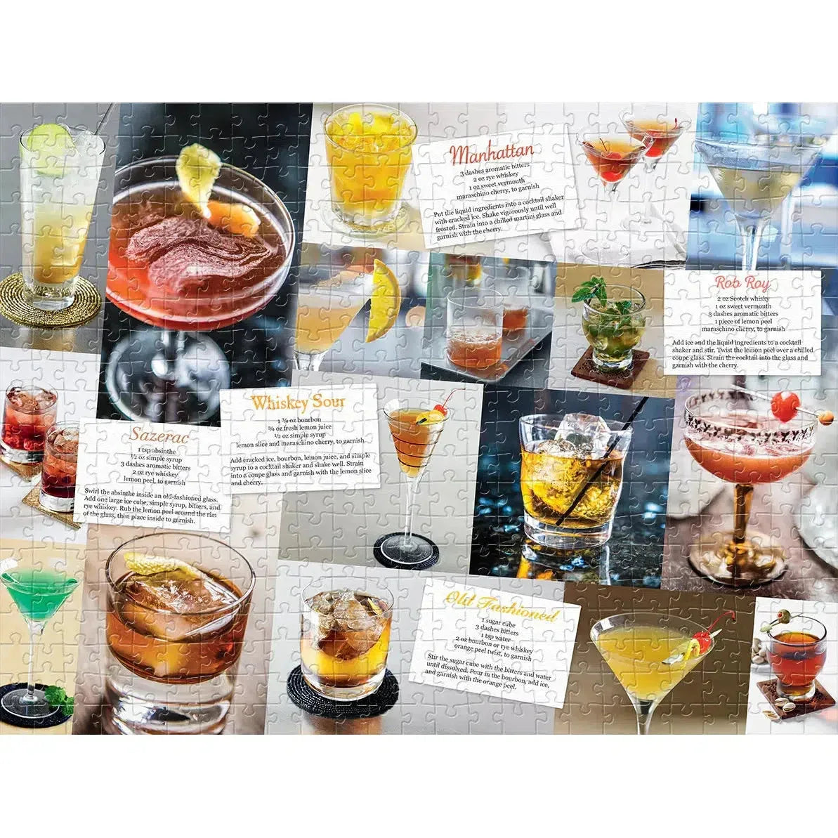 Whiskey Lovers 500 Piece Jigsaw Puzzle Parragon - BIG FRENCHIES