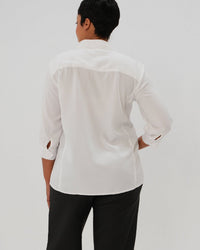 No-Gap Maternity Nursing Button Down Shirt in TENCEL (Regular & Petite) - BIG FRENCHIES