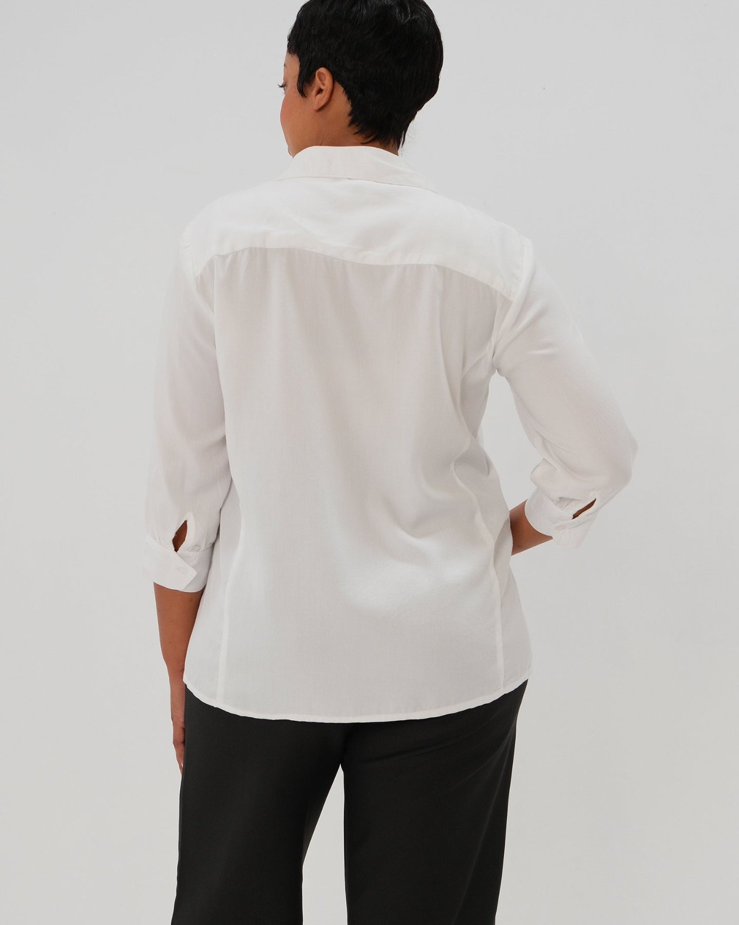 No-Gap Maternity Nursing Button Down Shirt in TENCEL (Regular & Petite) - BIG FRENCHIES