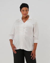 No-Gap Maternity Nursing Button Down Shirt in TENCEL (Regular & Petite) - BIG FRENCHIES
