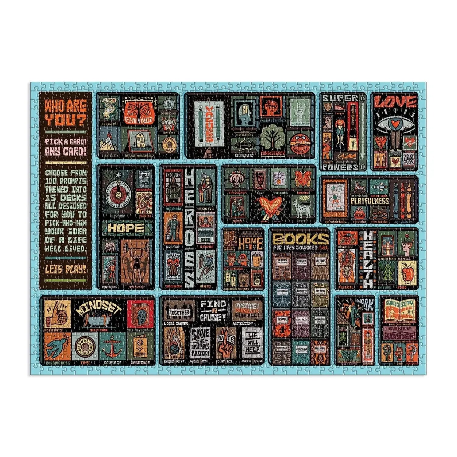 Who Are You? 1000 Piece Jigsaw Puzzle Galison