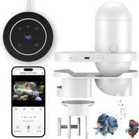 WiFi Automatic Fish Feeder with Camera App Control Moisture Proof 230ML - BIG FRENCHIES