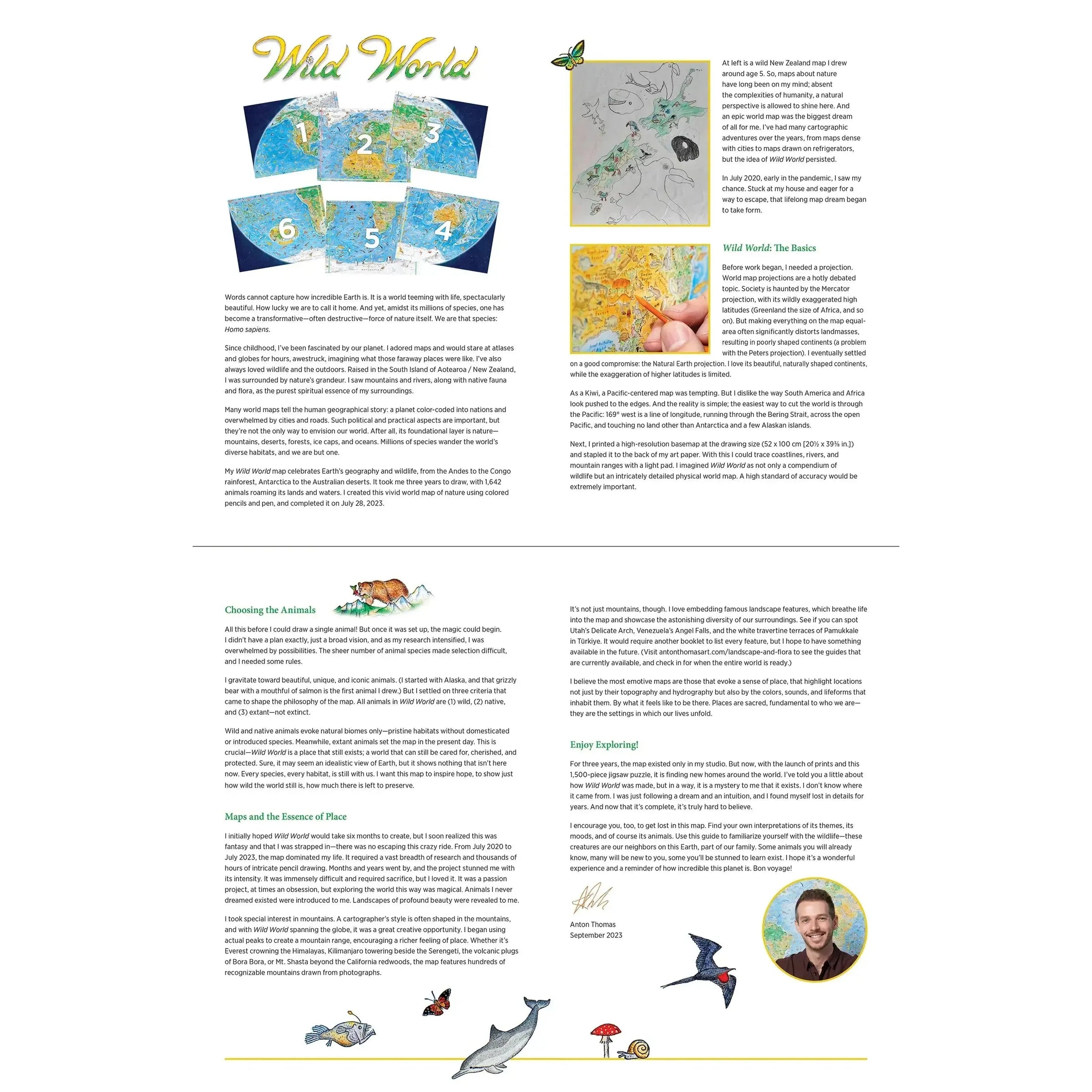 Wild World 1500 Piece Jigsaw Puzzle Pomegranate