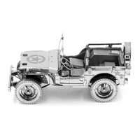 Willys MB Overland Premium 3D Steel Model Kit Metal Earth