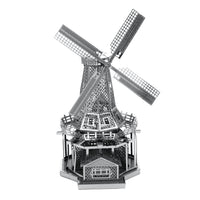 Windmill 3D Steel Model Kit Metal Earth