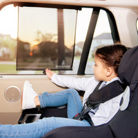 Primo Passi - Roller Window Sun Shade for Car, 2Pk, Black - BIG FRENCHIES
