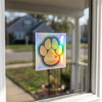 Rescue Retriever® Reflective Pet Alert Safety Sticker 2 Pack | Pets Inside Fire Rescue Decal| Window Door Sign | Designed by a Firefighter
