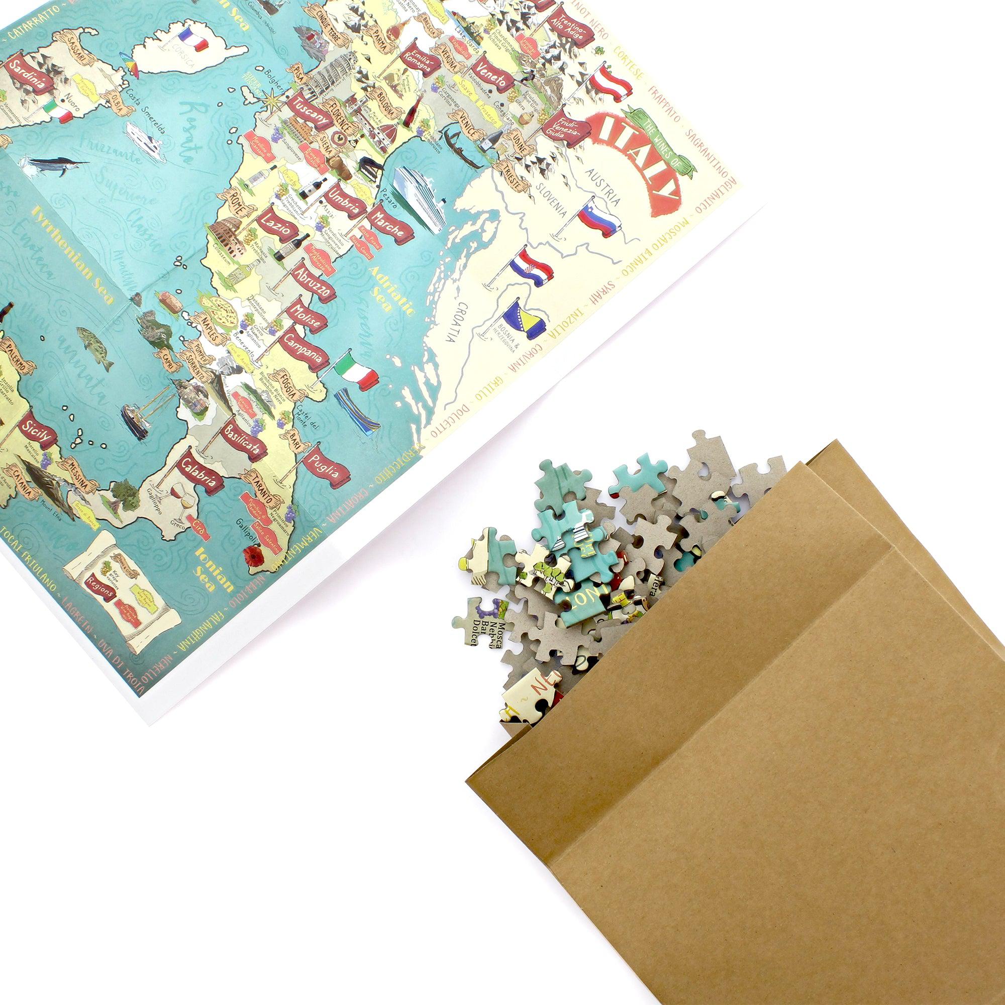 Wines Of Italy 1000 Piece Jigsaw Puzzle Ginger Fox