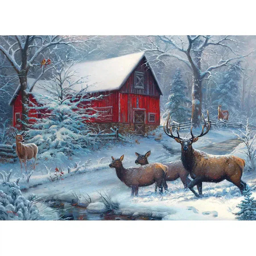 Winter Magic 1000 Piece Jigsaw Puzzle Cobble Hill - BIG FRENCHIES