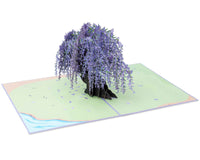 Wisteria Tree Pop Up Card
