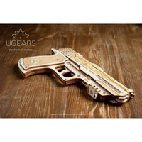 Wolf-01 Handgun 3D Wood Model Kit UGEARS