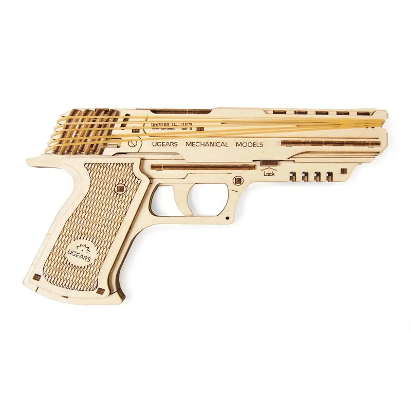 Wolf-01 Handgun 3D Wood Model Kit UGEARS - BIG FRENCHIES