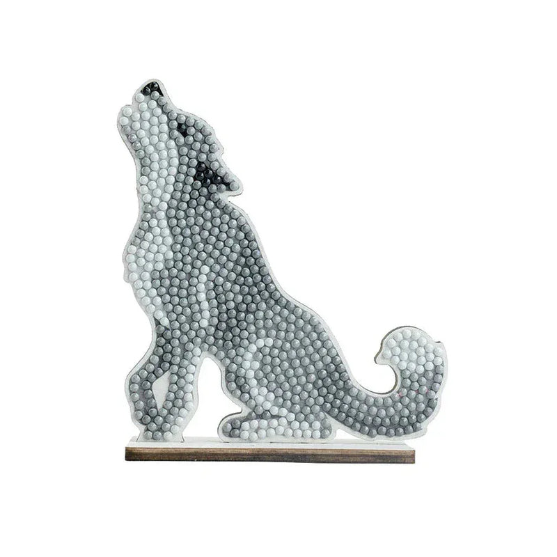 Wolf Crystal Art Wildlife Buddies Kit Craft Buddy - BIG FRENCHIES