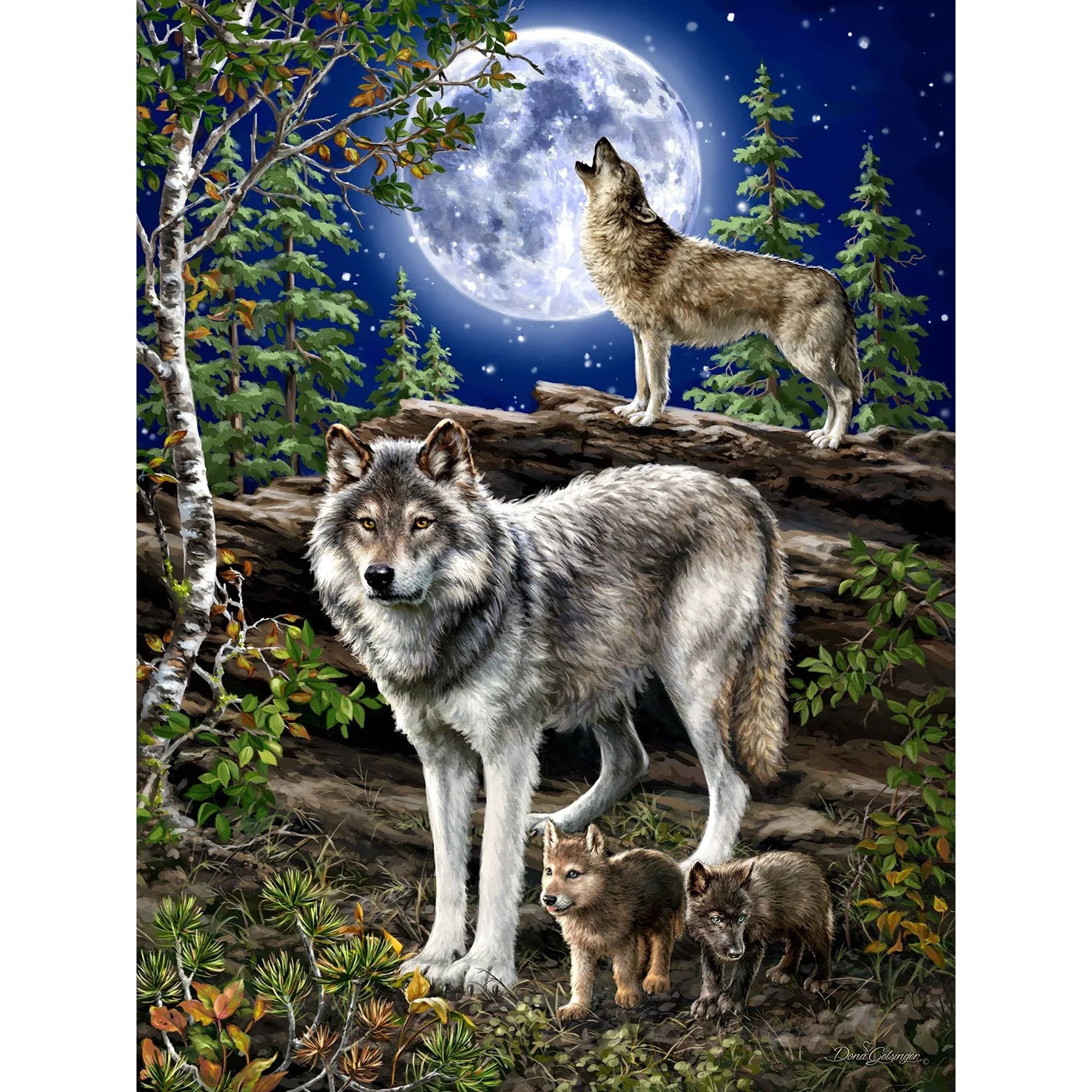 Wolf Pack 500 Piece Jigsaw Puzzle Springbok - BIG FRENCHIES