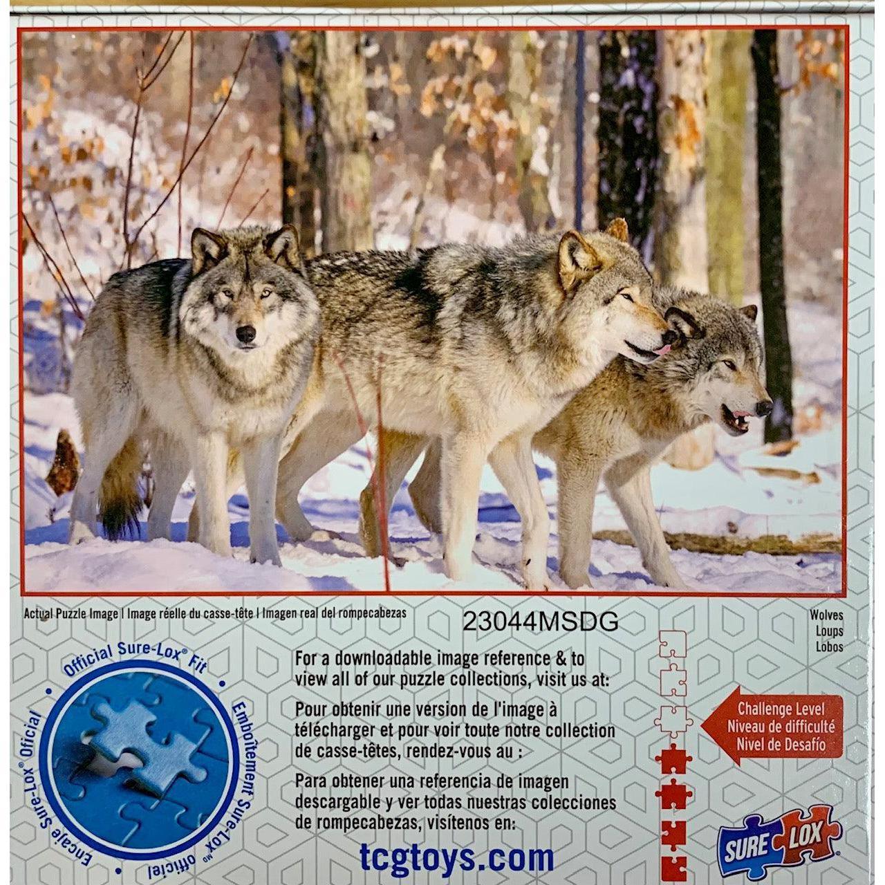 Wolves Wildlife 500 Piece Jigsaw Puzzle Sure Lox - BIG FRENCHIES