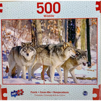 Wolves Wildlife 500 Piece Jigsaw Puzzle Sure Lox - BIG FRENCHIES