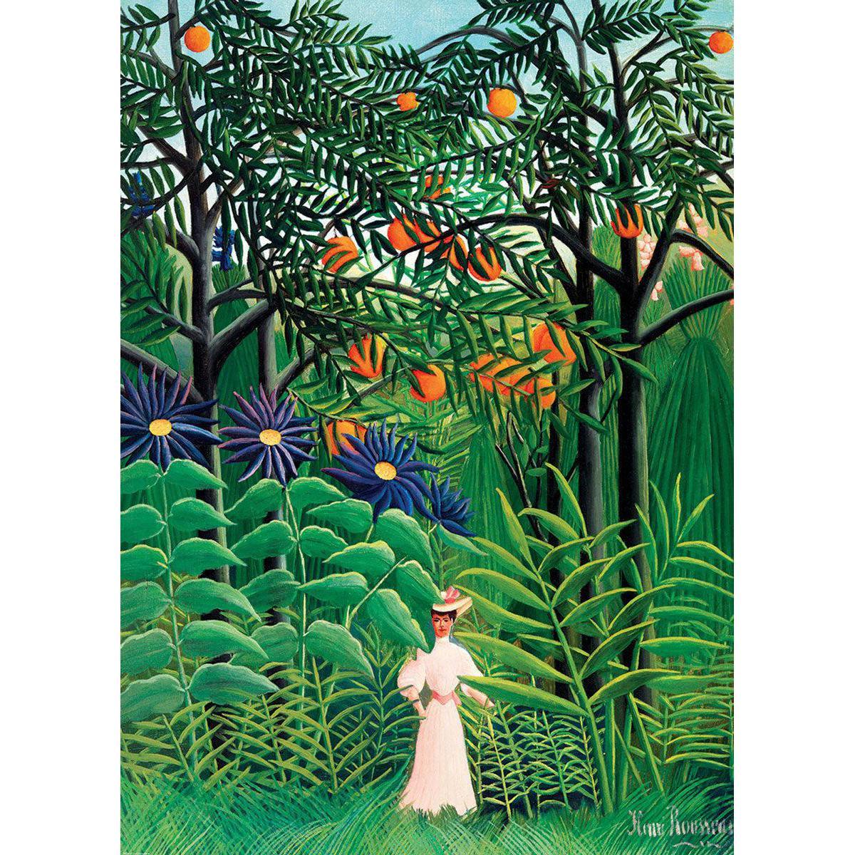 Woman Walking in an Exotic Forest 1000 Piece Jigsaw Puzzle Eurographics - BIG FRENCHIES