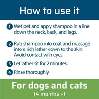 Wondercide Tick & Flea Shampoo for Dogs & Cats, Natural Essential Oils, 12 oz