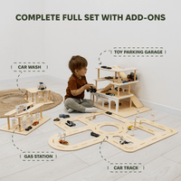 Wooden Car Track Toy