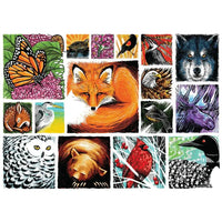Woodland Critters "Mixed Up" 1000 Piece Jigsaw Puzzle PuzzleTwist