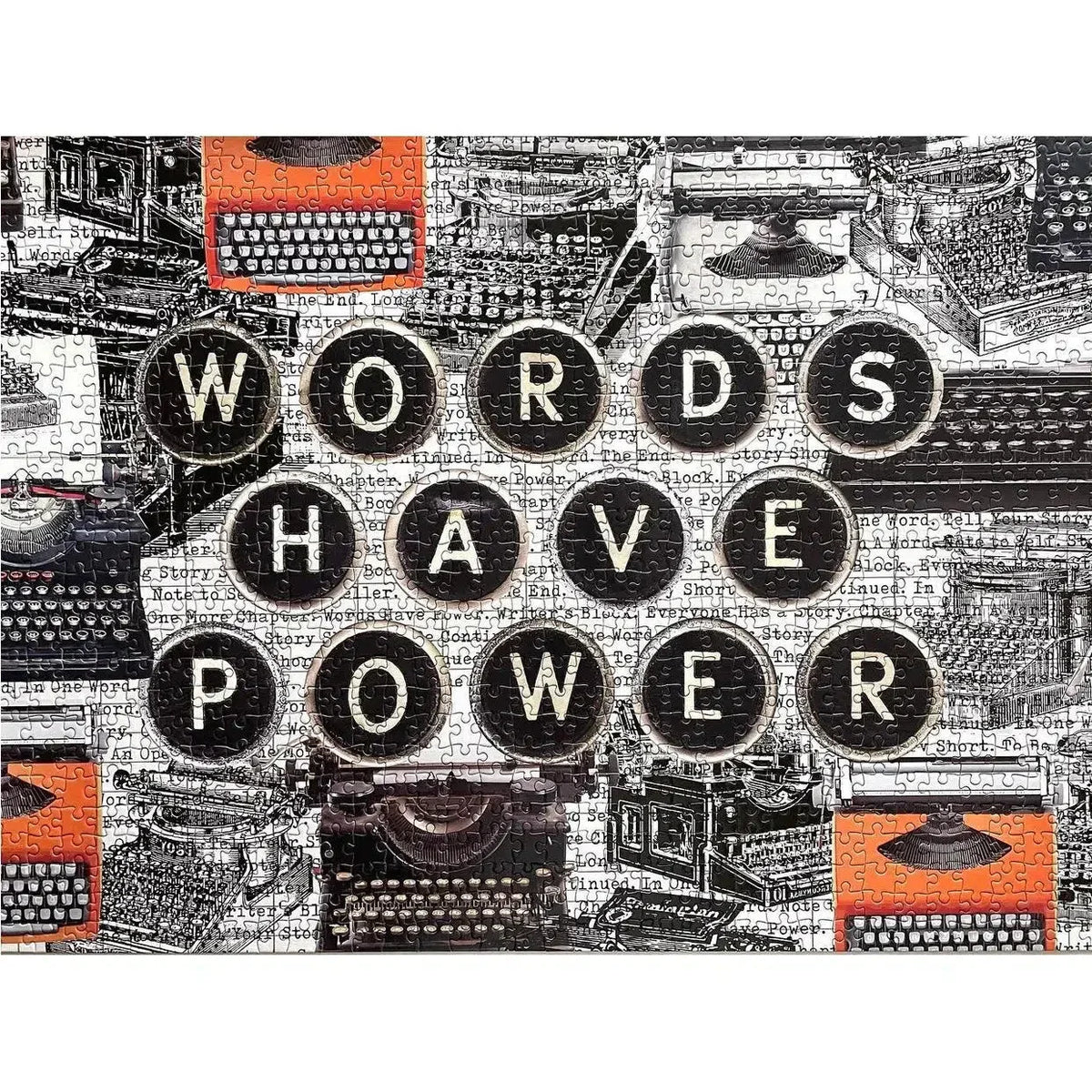 Words Have Power 1000 Piece Jigsaw Puzzle Gibbs Smith - BIG FRENCHIES