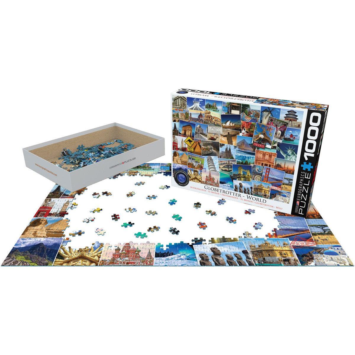World Globetrotter 1000 Piece Jigsaw Puzzle Eurographics