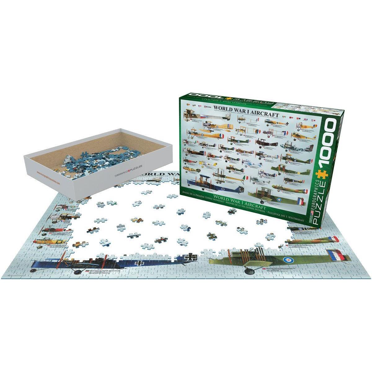 World War 1 Aircraft 1000 Piece Jigsaw Puzzle Eurographics