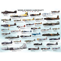 World War 2 Aircraft 500 Piece Jigsaw Puzzle Eurographics