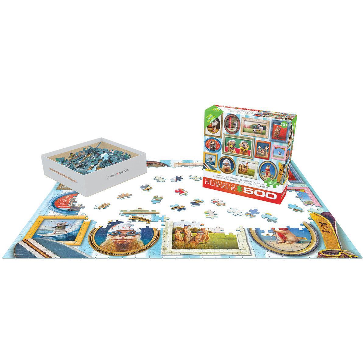 World of Sports 500 Piece Jigsaw Puzzle Eurographics